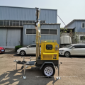 Portable trailer mobile light towers